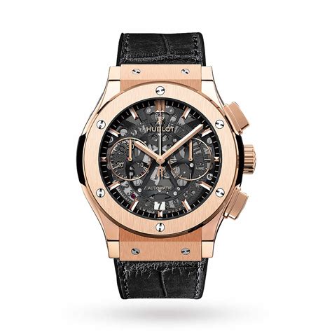 hublot leather wrist watch|hublot watches original price.